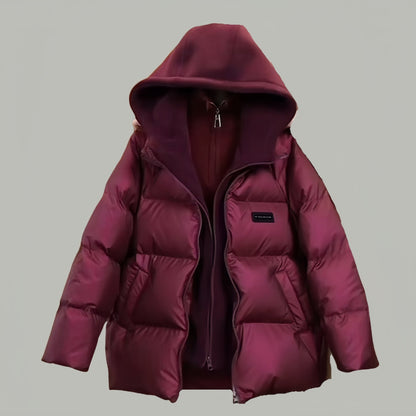 A children's clothing autumn and winter new cotton jacket down cotton thickened warm casual bread jacket hooded jacket