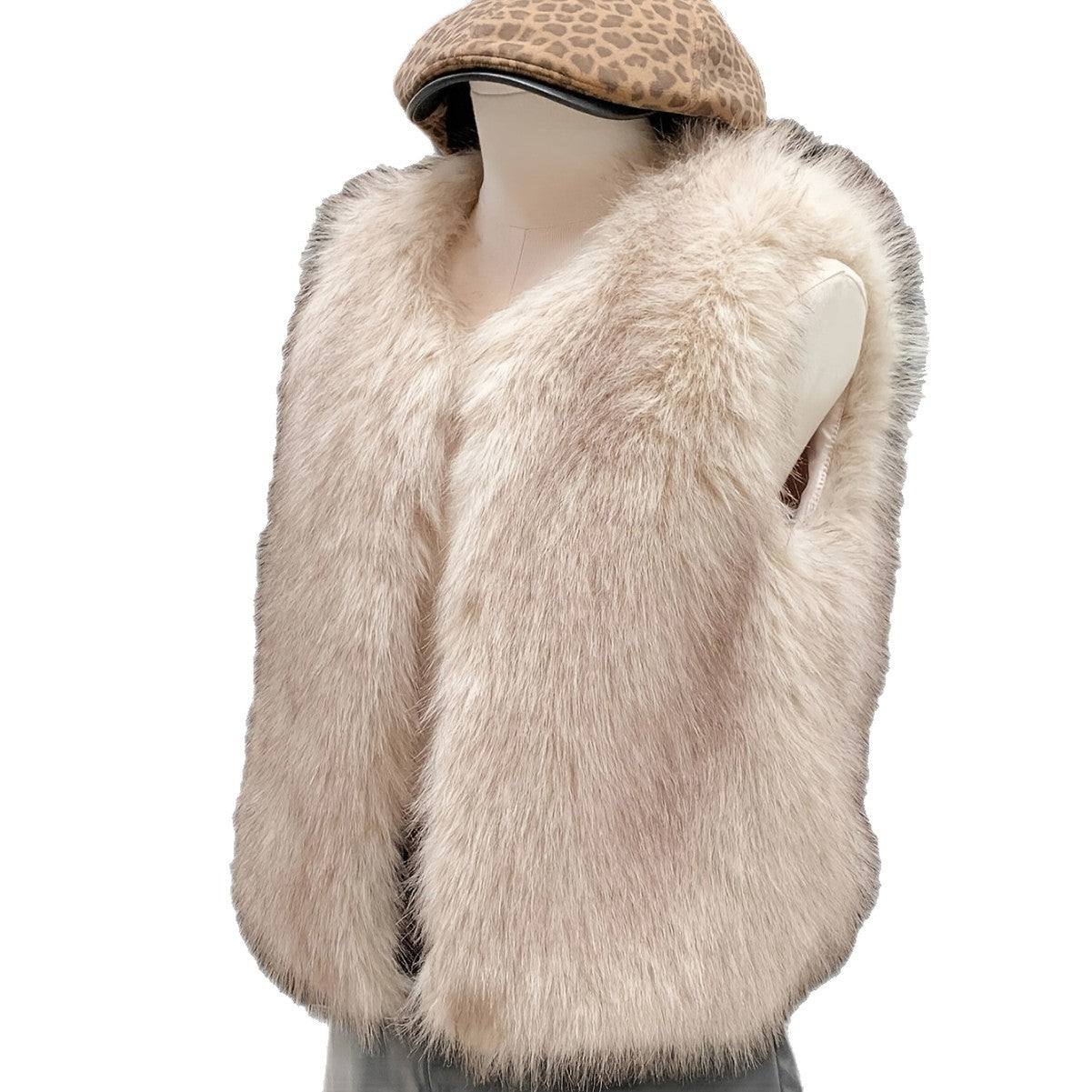 A faux fur jacket