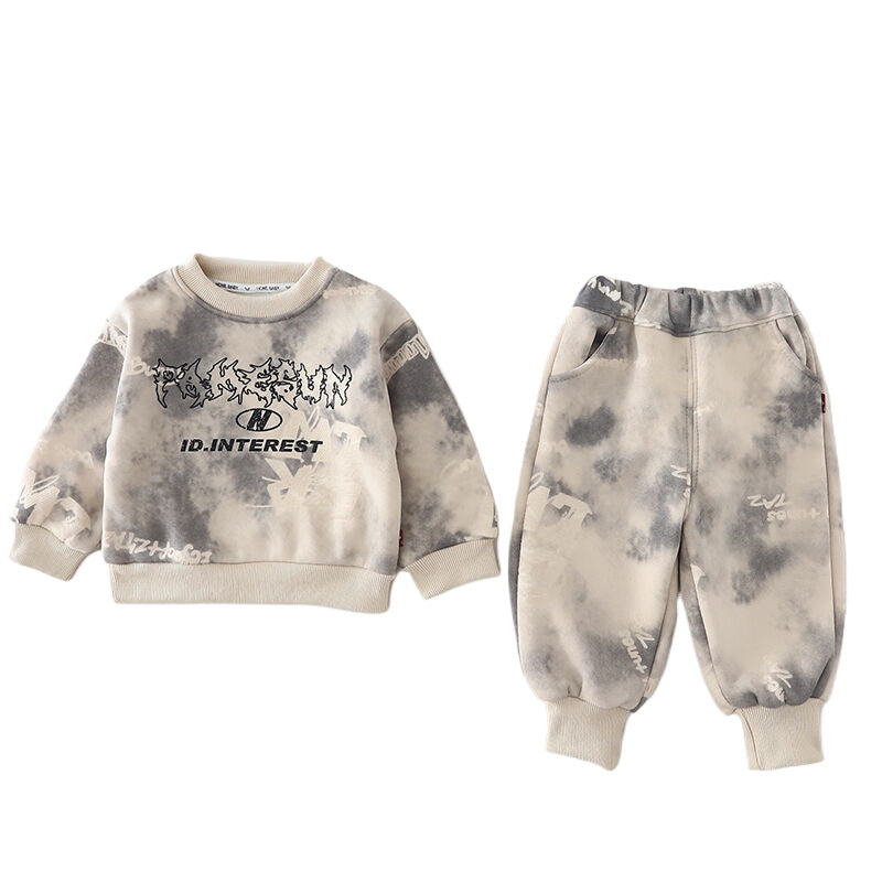 A children's sweater set