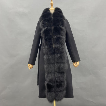 A double-sided woolen coat