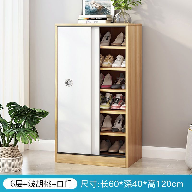 A shoe cabinet household door large capacity