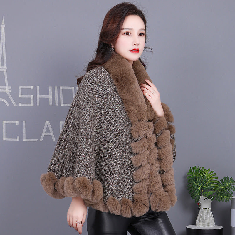 A faux fur jacket