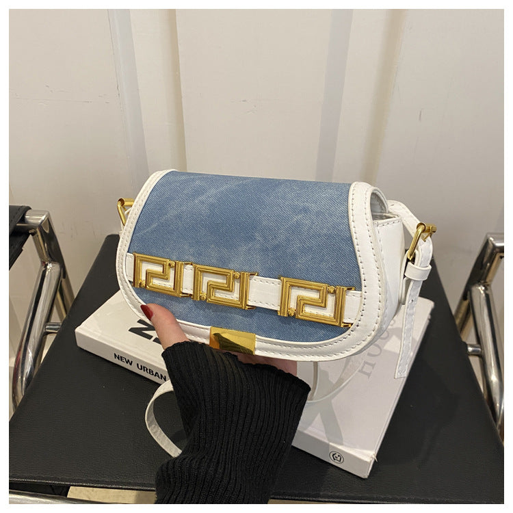 A saddle bag women's bag