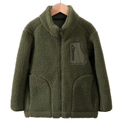 A Children's fleece warm jacket