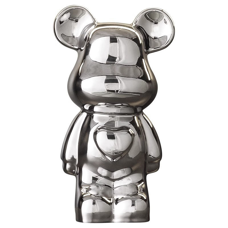 A cartoon love bear violent bear ornament