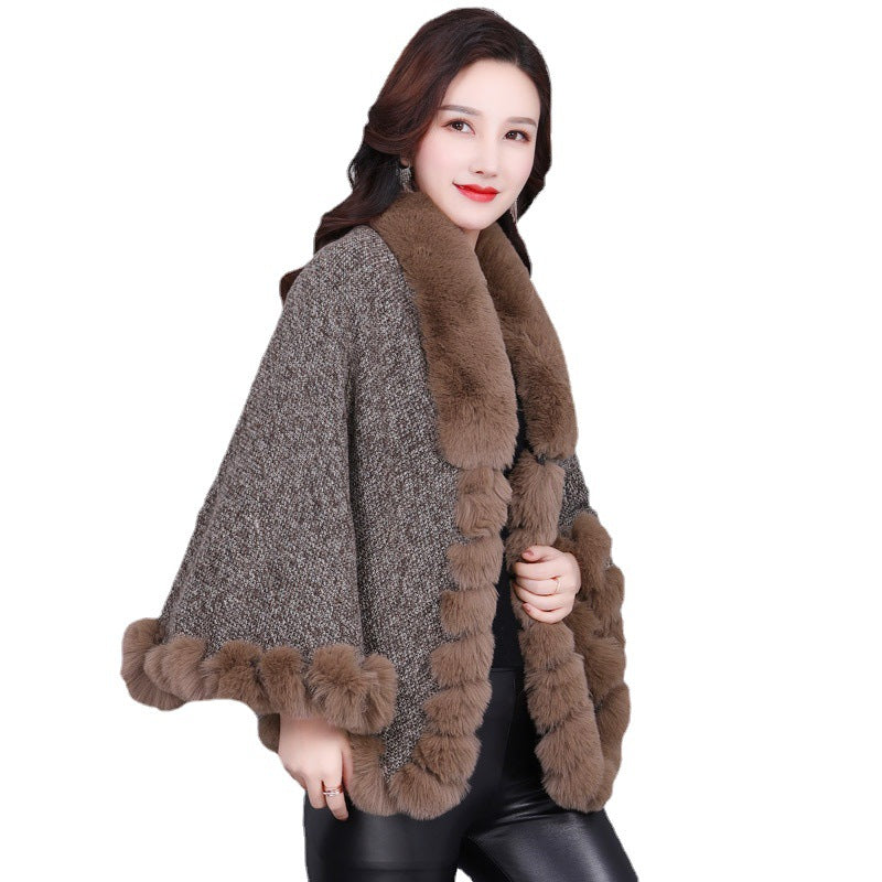 A faux fur jacket