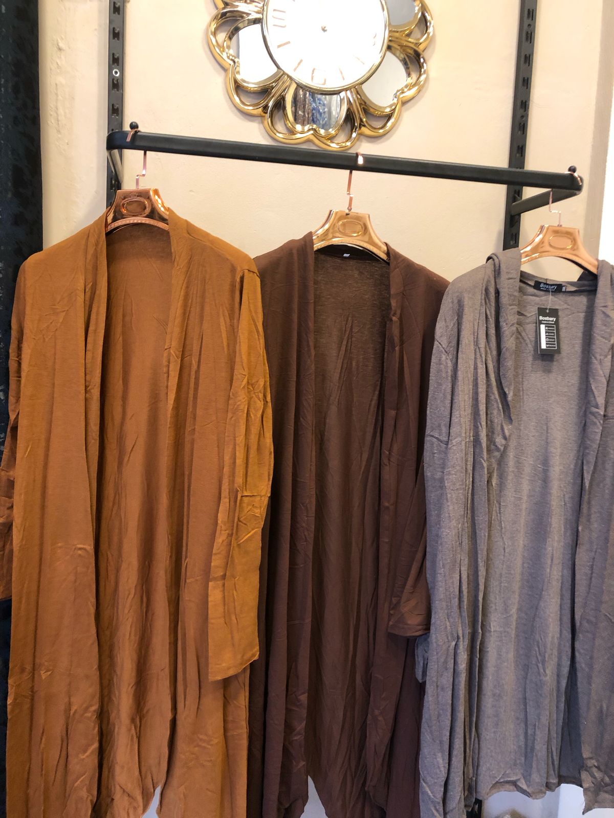 B3-M37 Thin cotton cardigan cape slim-fitting long coat - Mixbatch