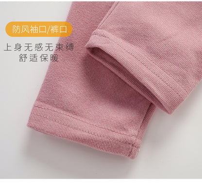 Children's Mid-Neck Thermal Underwear Set