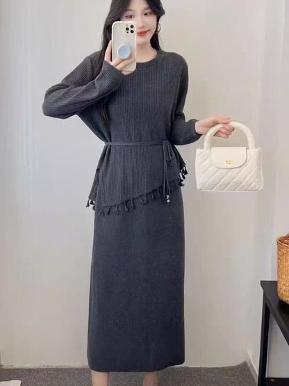 Knitted Two-Piece Set