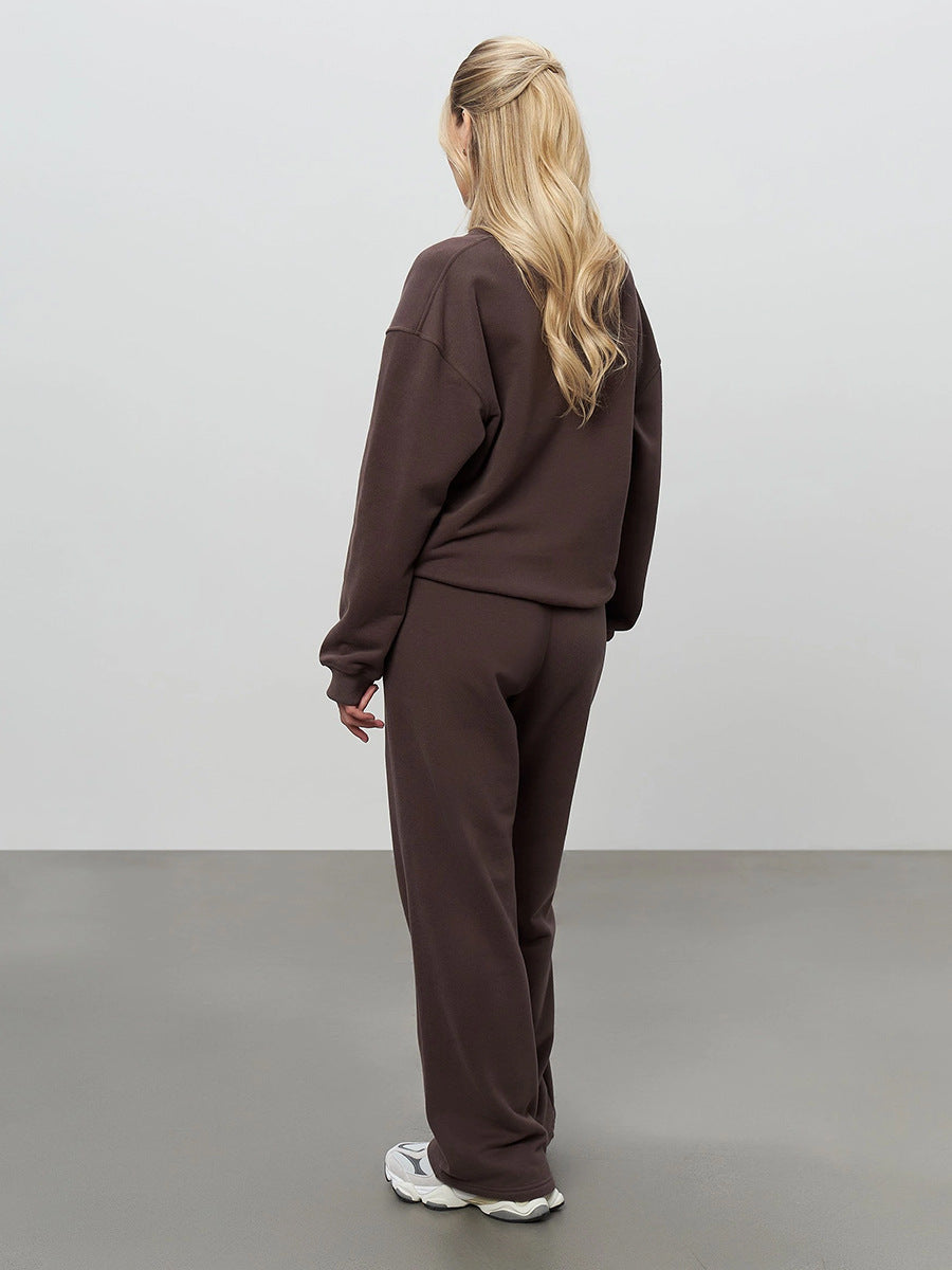 Sweatshirt and Pants Two-Piece Set