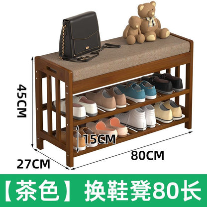 P shoe changing stool shoe cabinet