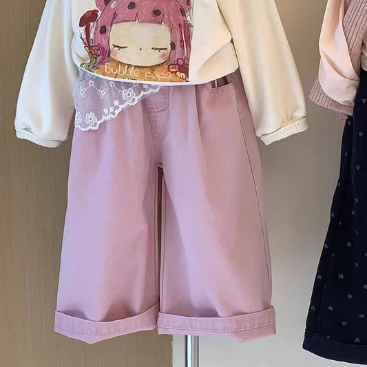 P children's long-sleeved trousers set