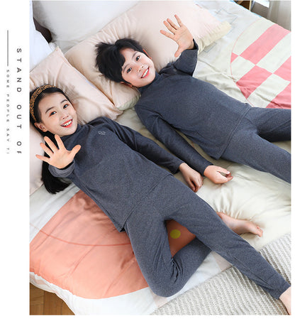 Children's Mid-Neck Thermal Underwear Set
