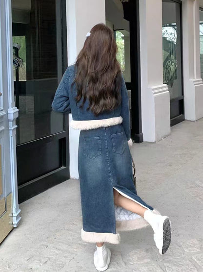 P denim set two-piece set