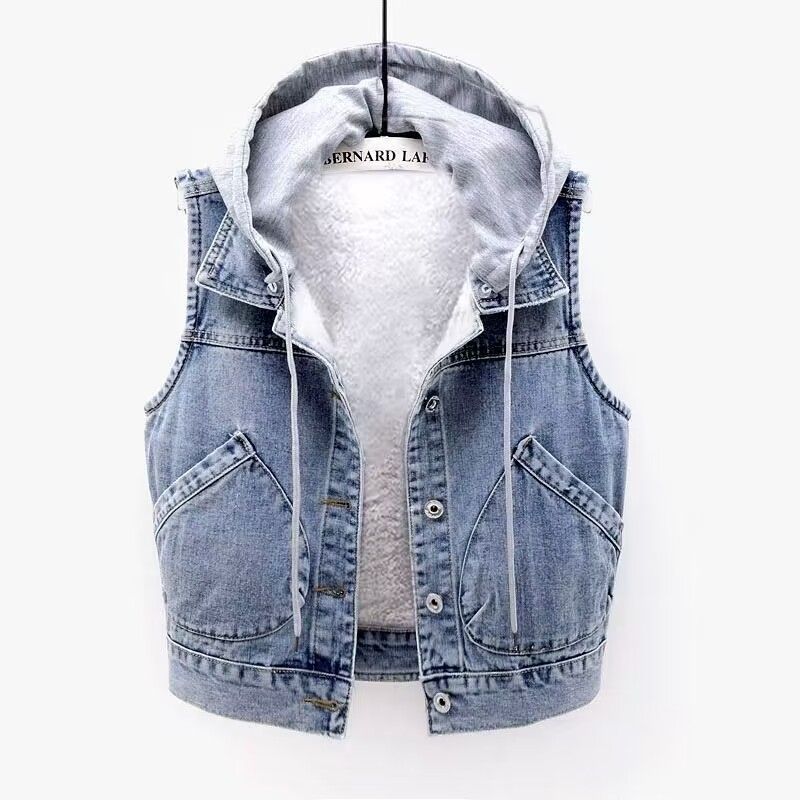 P denim jacket top
