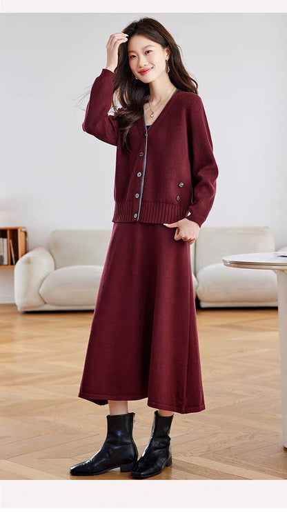 Knitted Two-Piece Set