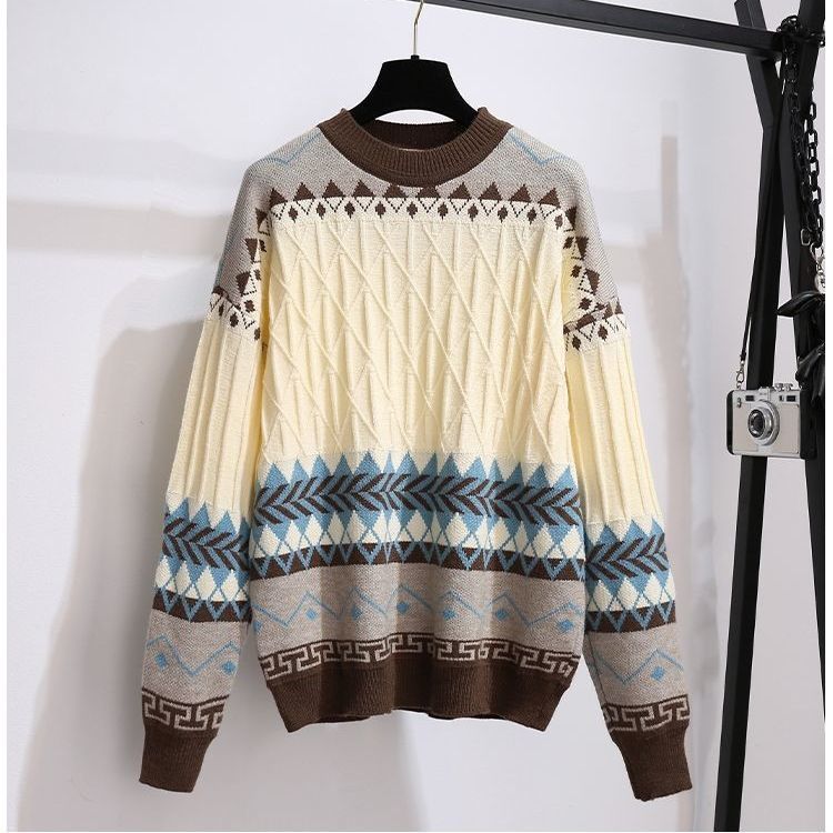 P sweater skirt two-piece set