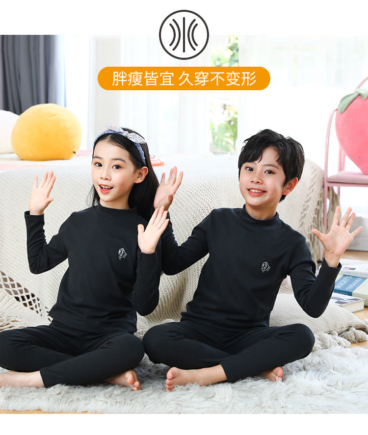 Children's Mid-Neck Thermal Underwear Set