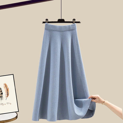 P autumn and winter dress two-piece set