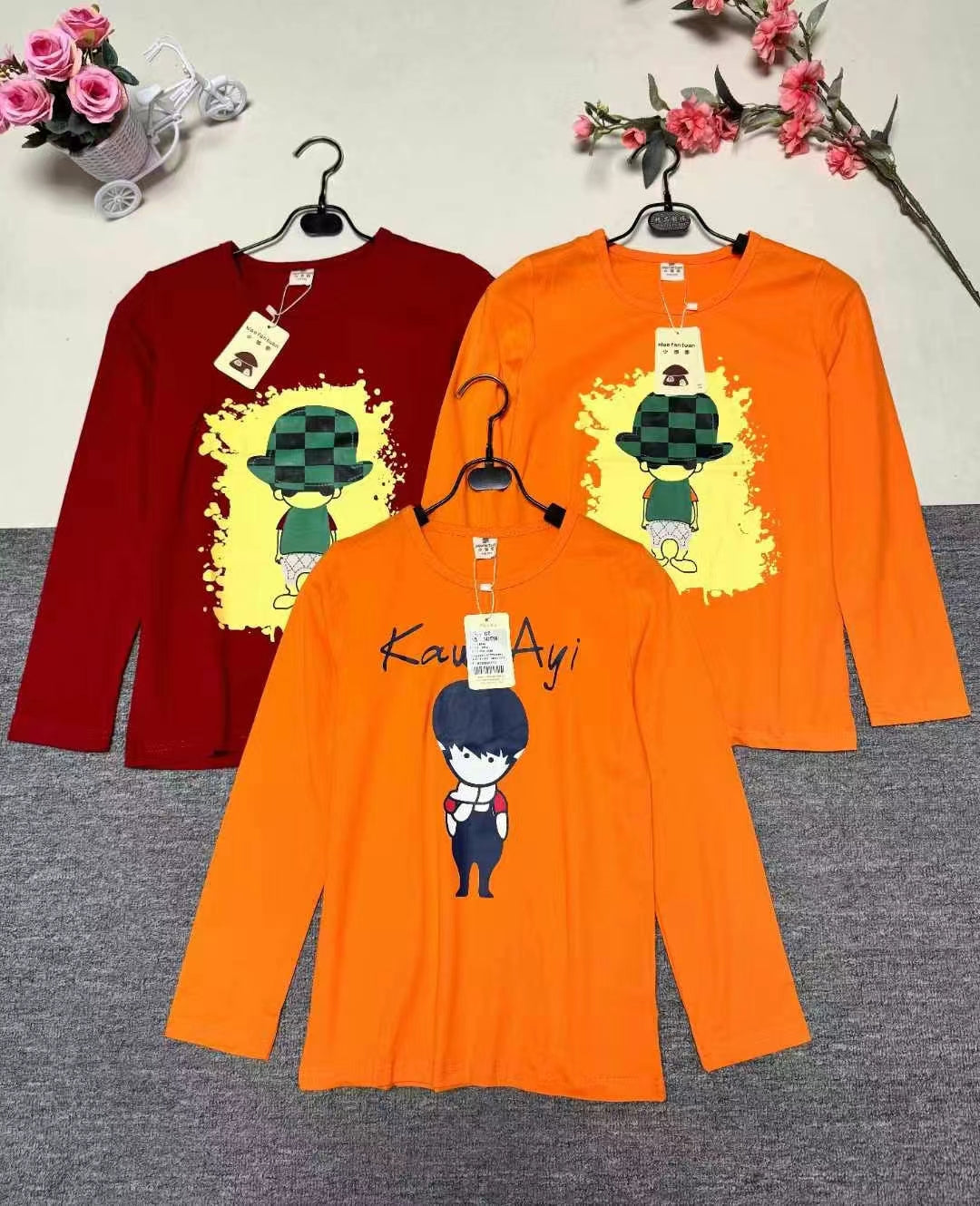 B3-M32  [Pre-sale]  Boys Spring and Autumn 95% Cotton Long Sleeve Sweater - Mixbatch