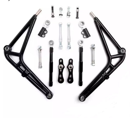 Modified for BMW E36 E46Racing Competition Front Lower Control Arm Large Angle Rear Torsion Bar Adjustment Tie Rod
