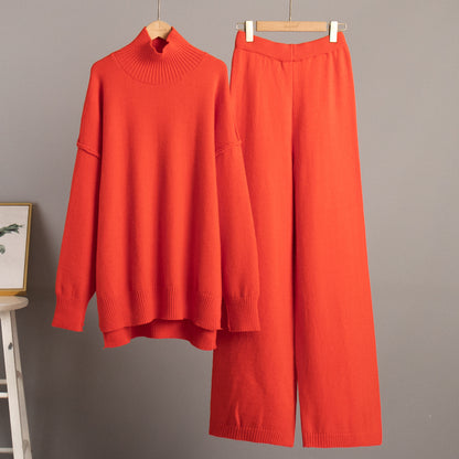 Knitted Long Pants Set