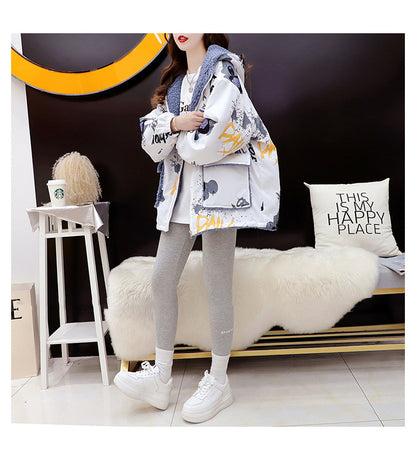 Fleece-Lined Thickened Two-Way Lamb Wool Cardigan Coat for Women