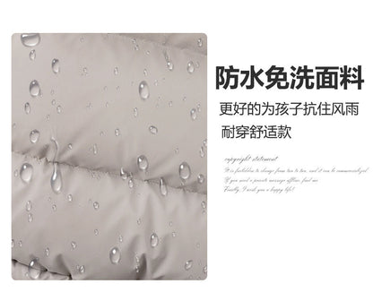 A cotton-padded jacket winter leave-in boys medium and older children thickened cotton-padded jacket