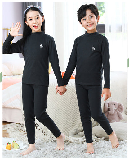 Children's Mid-Neck Thermal Underwear Set