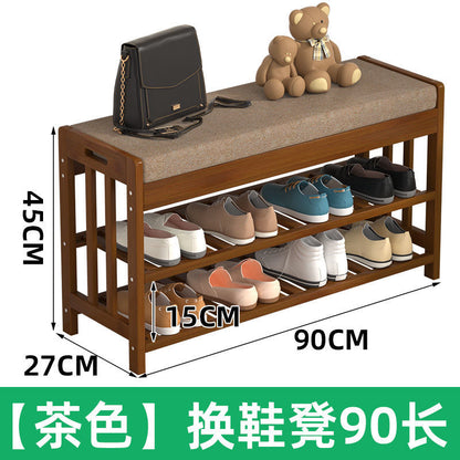 P shoe changing stool shoe cabinet