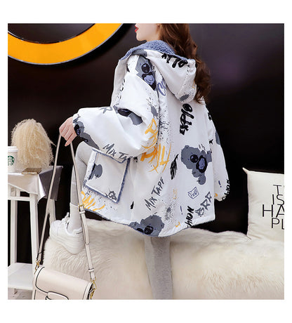 Fleece-Lined Thickened Two-Way Lamb Wool Cardigan Coat for Women