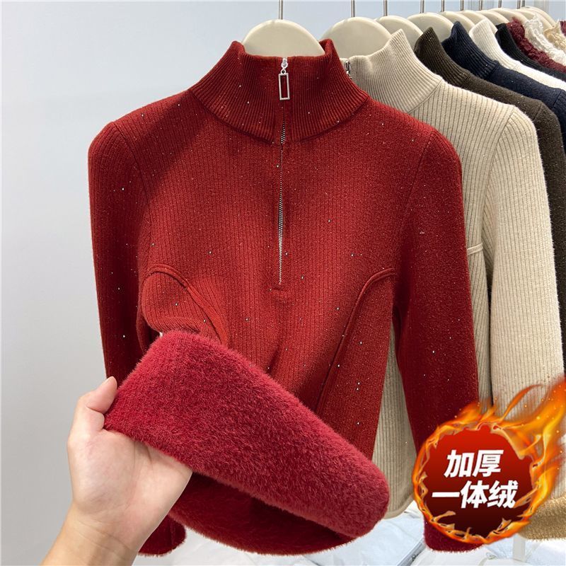 P Knitted sweater thermal top