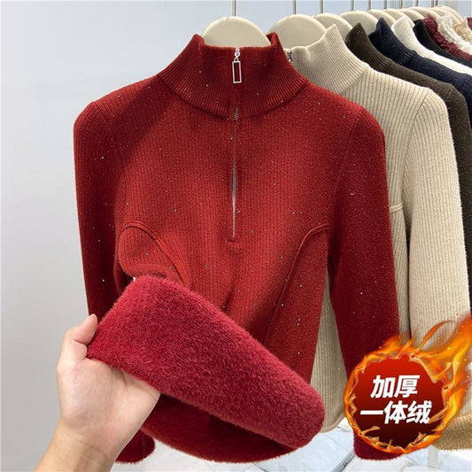 P Knitted sweater thermal top