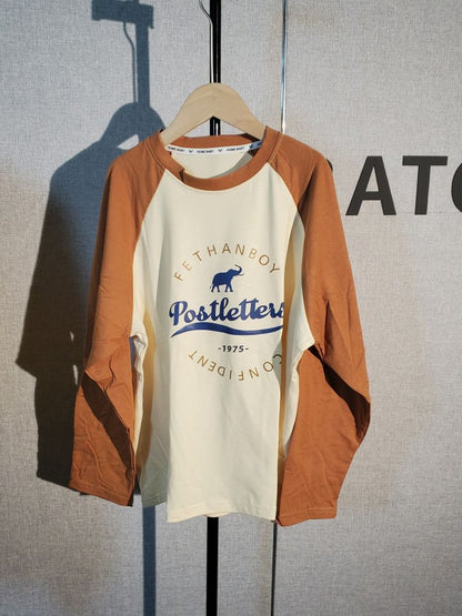 B2-m8 100% COTTON Children's  spring and autumn clothes long-sleeved pure cotton  top - Mixbatch