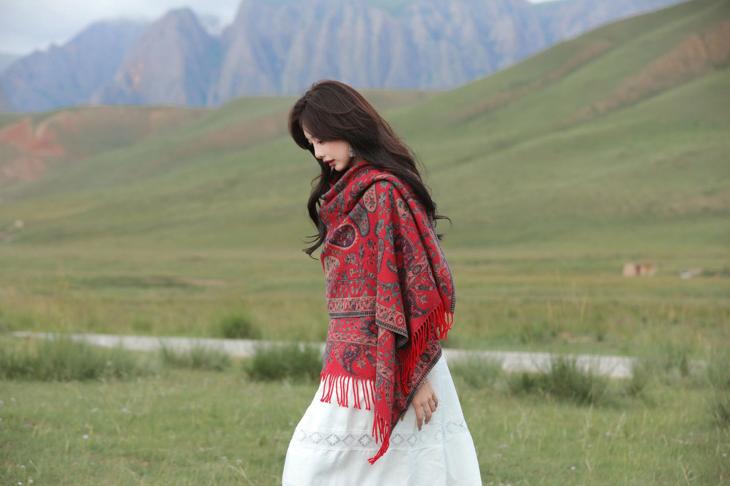 Autumn and Winter Scarf Shawl