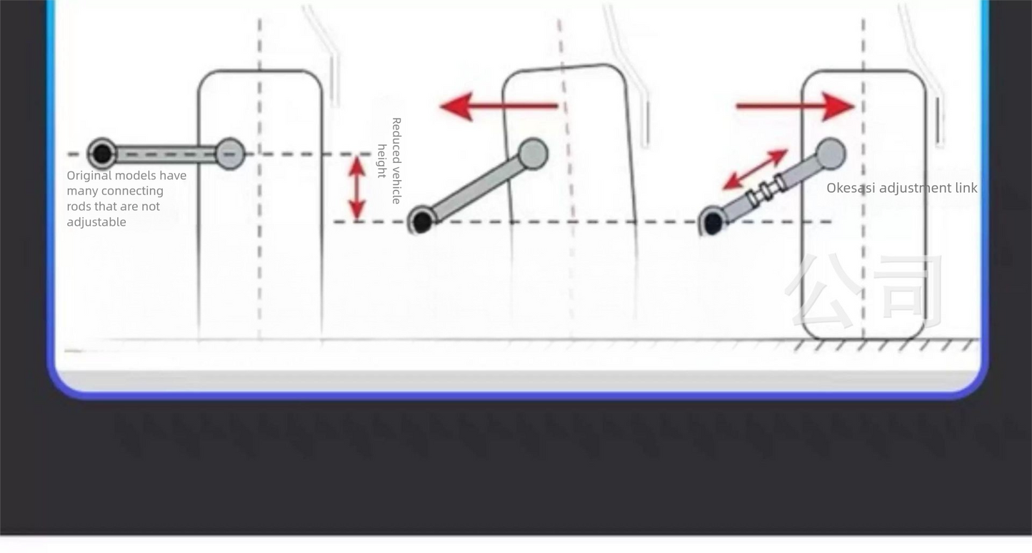The camber angle rear control arm is suitable for Nissan370Z Rear Tie Rod Modification Reinforcement