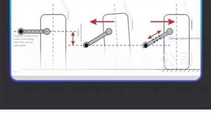 The camber angle rear control arm is suitable for Nissan370Z Rear Tie Rod Modification Reinforcement