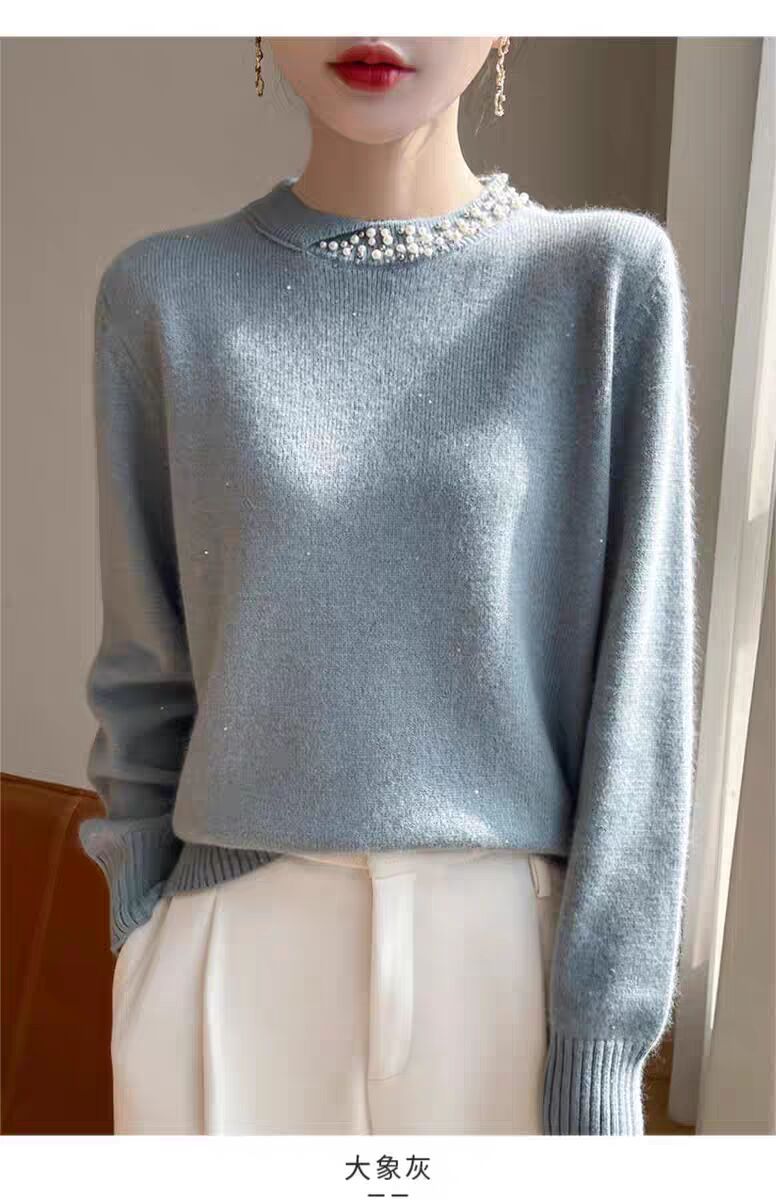Knitted Long Sleeve Top
