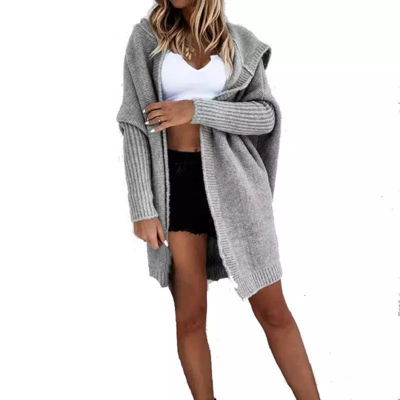 P sweater loose coat