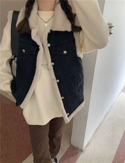 Denim Vest Jacket