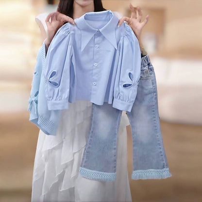 P Children's Shirt Jeans Set