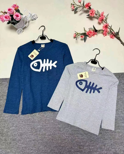 B3-M32  [Pre-sale]  Boys Spring and Autumn 95% Cotton Long Sleeve Sweater - Mixbatch