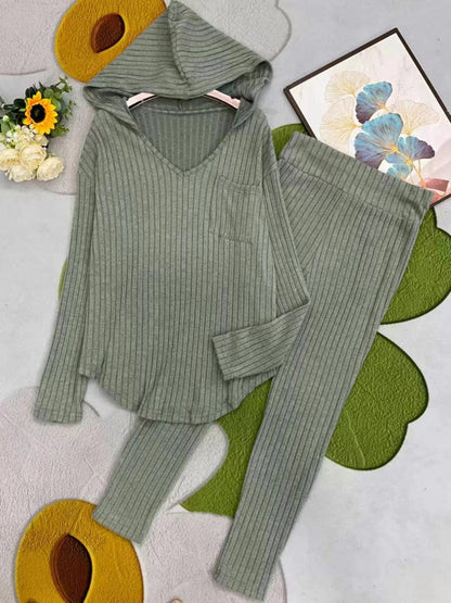 SY-118 Two-piece set pit stripe knitted set - Mixbatch