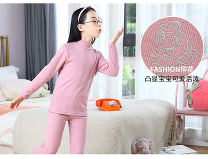 Children's Mid-Neck Thermal Underwear Set