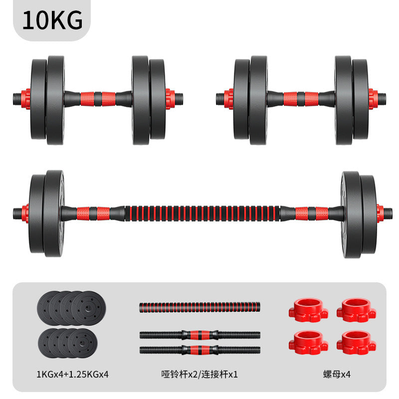 Dumbbells for Men Fitness Home Exercise Equipment Set Combination Barbell for Women with Rubber Coating Adjustable Weight Dumbbells Pair
