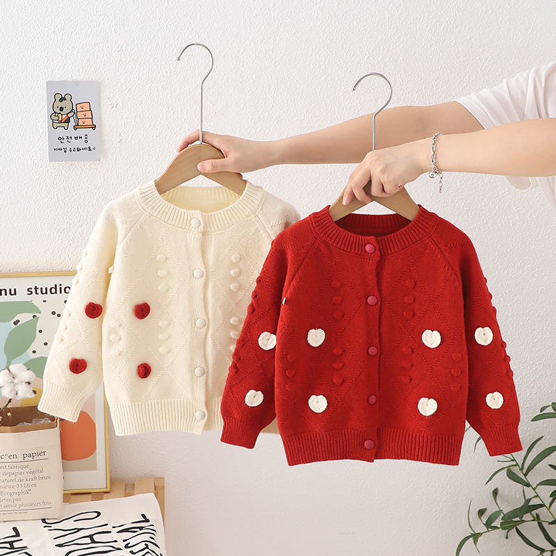 P Children's Knitted Cardigan