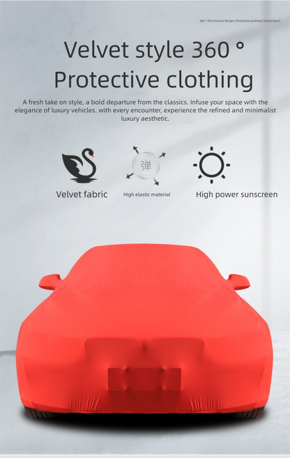 Elastic Fabric Car Cover Dustproof Cover