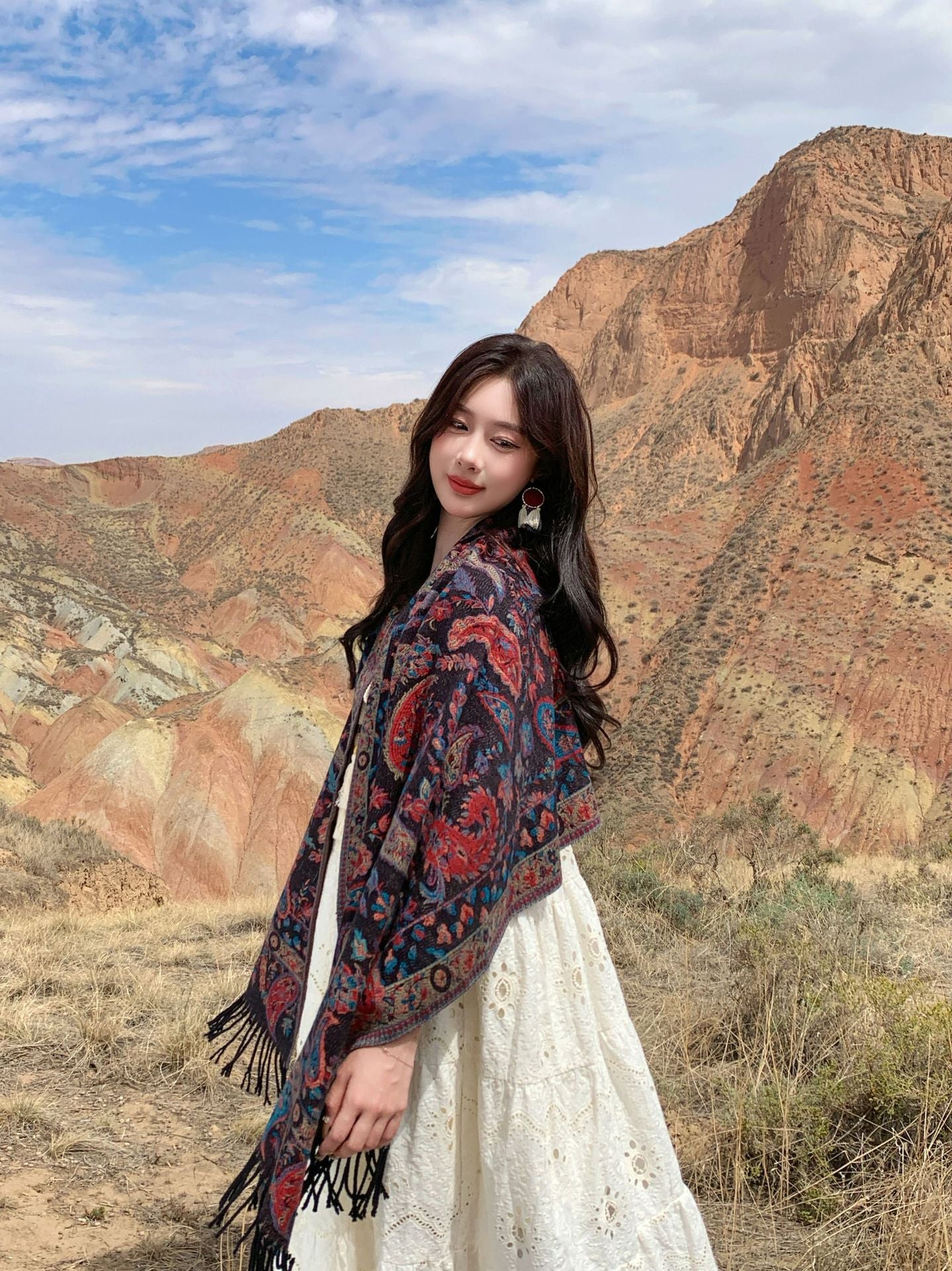 Autumn and Winter Scarf Shawl