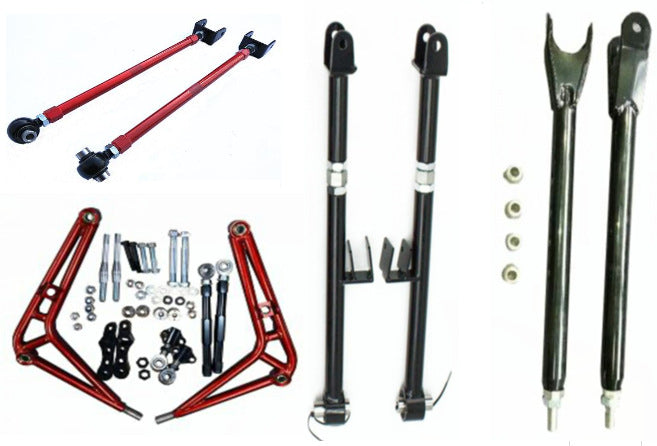 Modified for BMW E36 E46Racing Competition Front Lower Control Arm Large Angle Rear Torsion Bar Adjustment Tie Rod