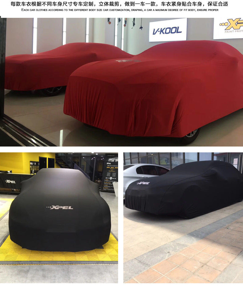 Elastic Fabric Car Cover Dustproof Cover
